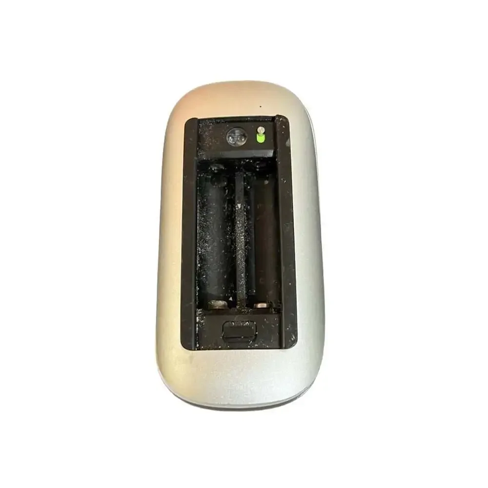 Apple A1296 Magic Mouse Wireless Bluetooth Mouse White/Silver PARTS ONLY